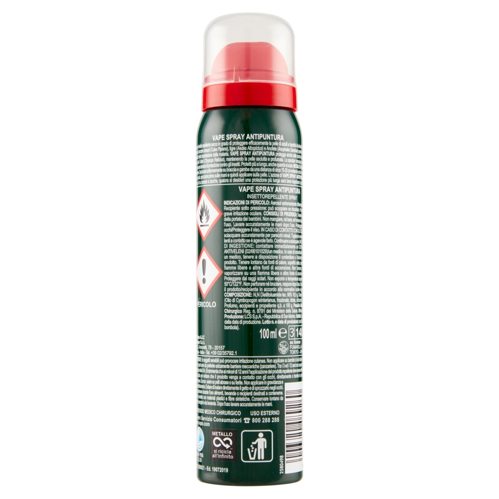 VAPE Derm lo Scudo Attivo Spray 100 ml